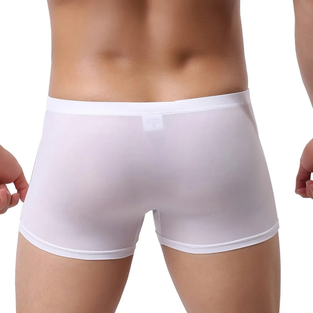WINDAY Men Briefs Breathable Ice Silk Boxer Bikinis and Briefs N05
