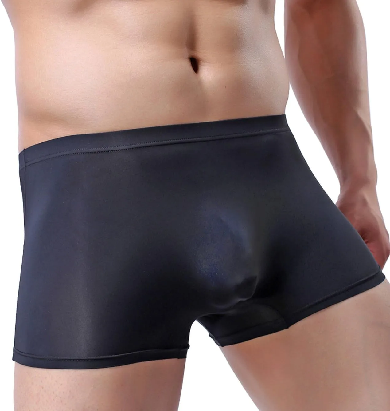 WINDAY Men Briefs Breathable Ice Silk Boxer Bikinis and Briefs N05