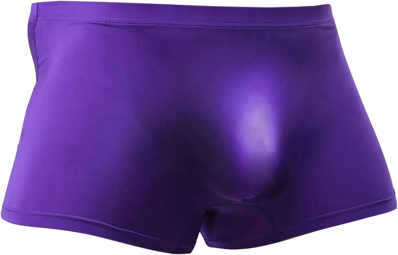 WINDAY Men Briefs Breathable Ice Silk Boxer Bikinis and Briefs N05