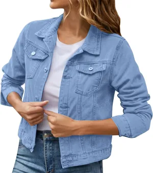 Women Military Anorak Jackets Zip Up Snap Buttons Parka Utility Coats Outwear Cargo Jacket with Pocket