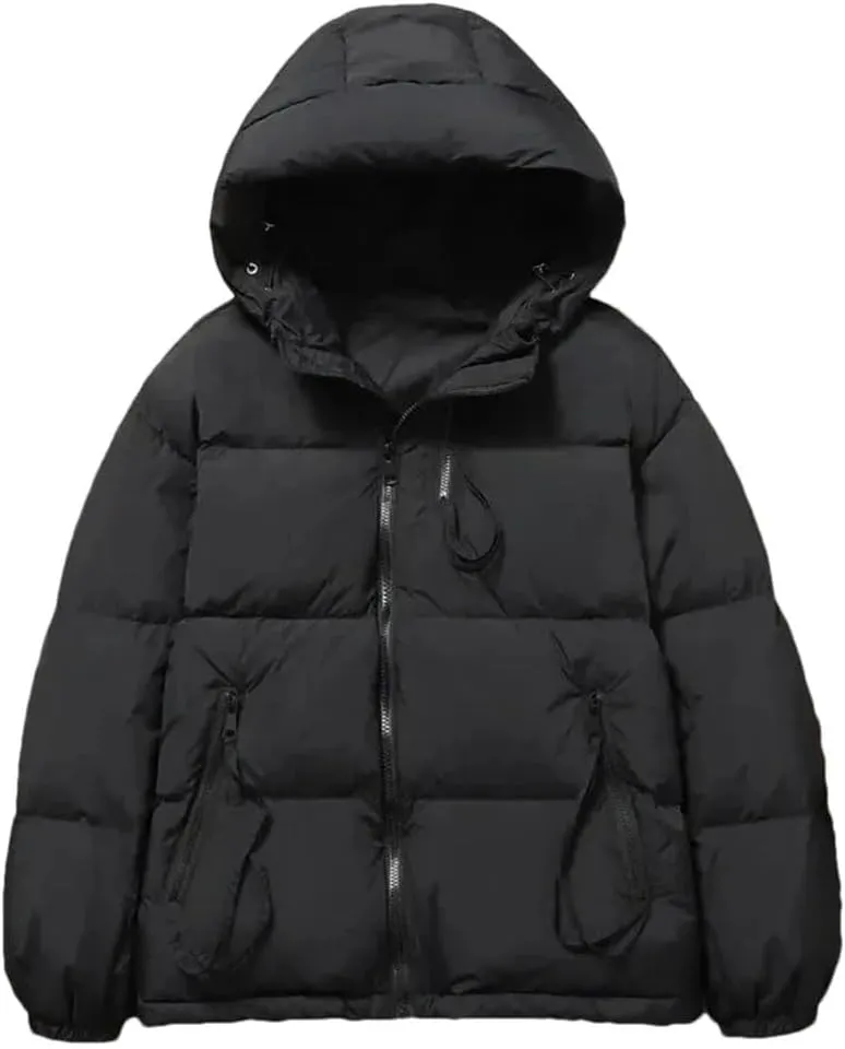 Women Winter Jacket Casual Hooded Cotton Coats Thicken Warm Down Cotton Parkas Zipper Padded Outwear Tops