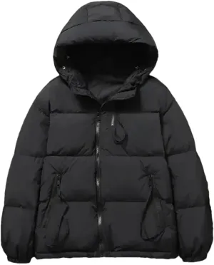 Women Winter Jacket Casual Hooded Cotton Coats Thicken Warm Down Cotton Parkas Zipper Padded Outwear Tops