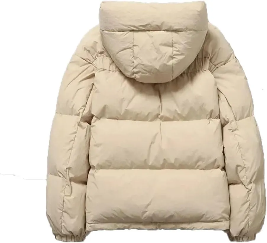 Women Winter Jacket Casual Hooded Cotton Coats Thicken Warm Down Cotton Parkas Zipper Padded Outwear Tops