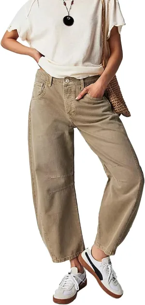 Womens Barrel Jeans Trendy 2024 Wide Leg Cropped Jeans Y2k Mid Rise Baggy Jeans Boyfriend Denim Pants Harem Pants