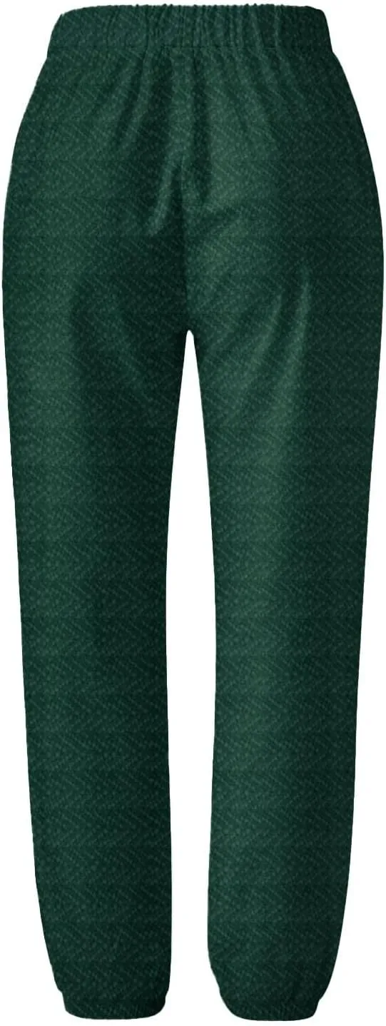 Women's Cotton Linen Capri Pants Elastic High Waisted Straight Leg Lounge Pants Casual Loose Fit Summer Trousers