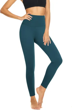 Women's High Waisted Yoga Leggings - Buttery Soft Tummy Control Workout Tights for Gym, Running & Athletic Wear