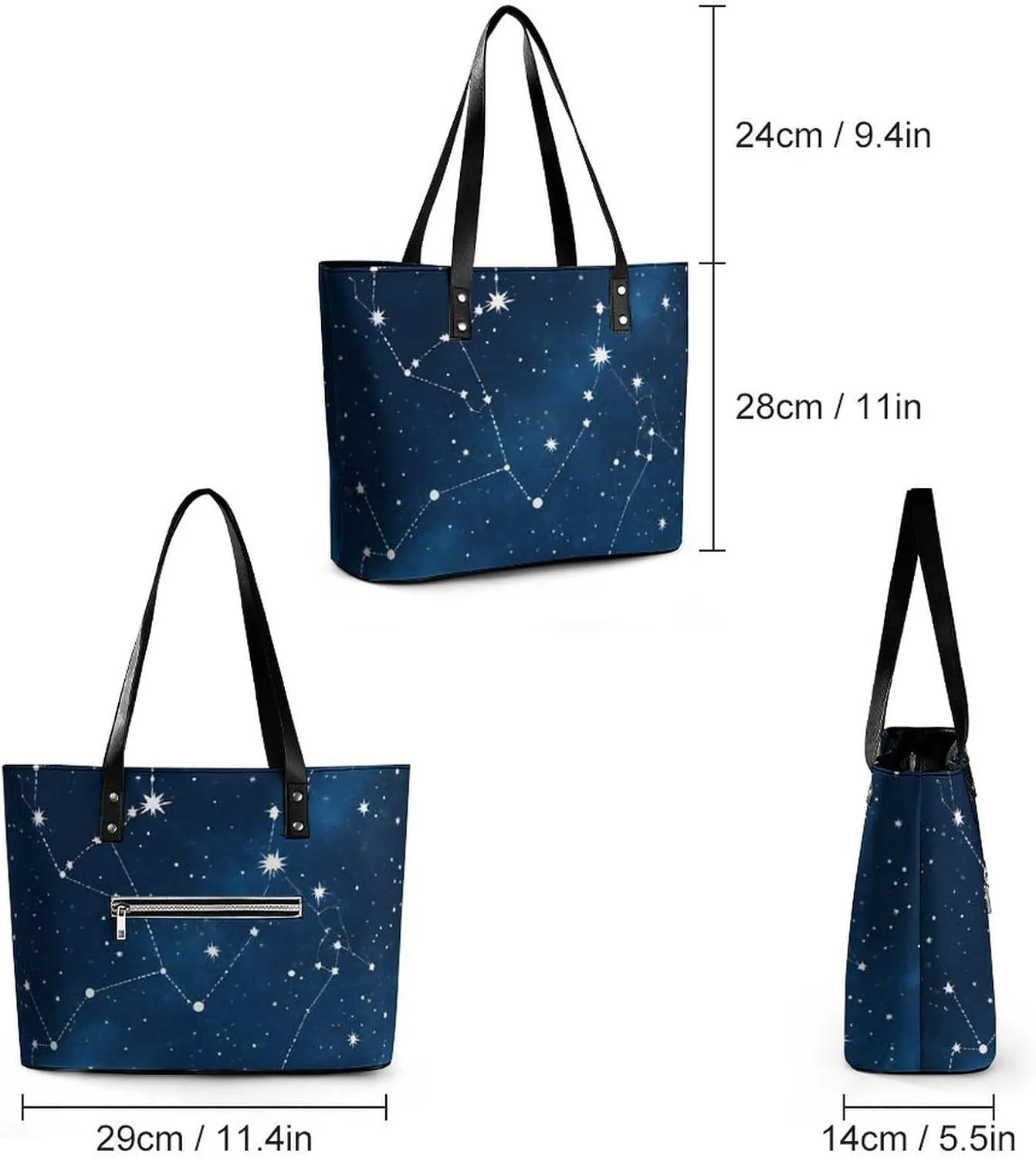Women's Large Capacity Travel Tote Bag Waterproof Durable Shopping Handbag
