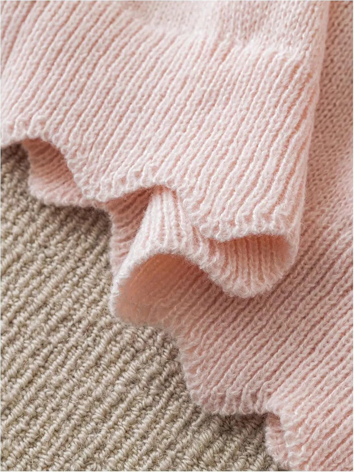 Women's Plus Size Bowknot Sweater Cable Knit Long Sleeve Crewneck Knit Pullovers Soft Knitwear