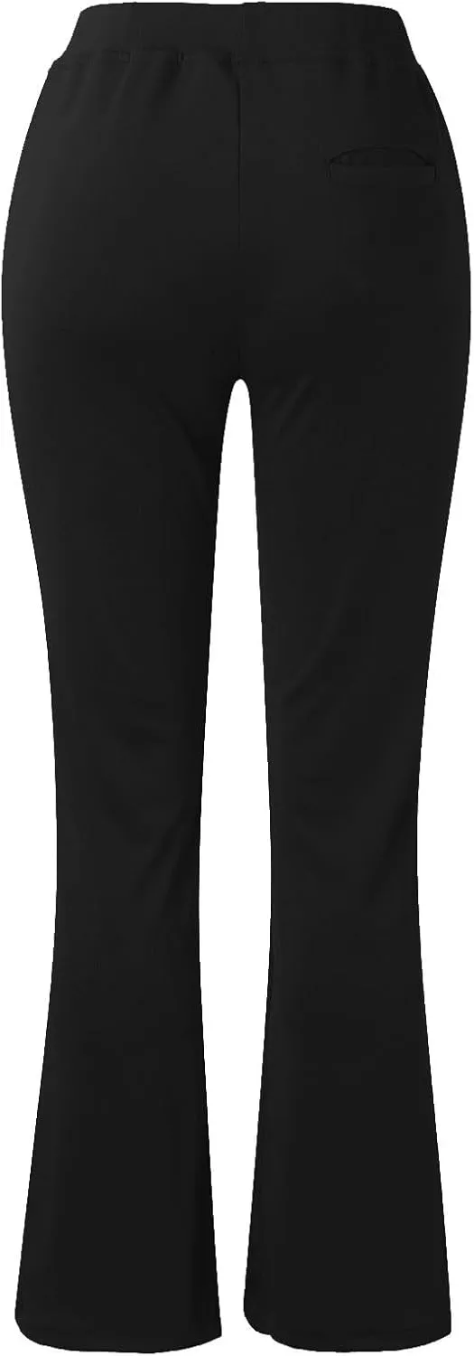 Work Pants Womens High Waisted Yoga Legging Dressy Casual 2025 Outfits Stretchy Workout Slacks Business Trousers