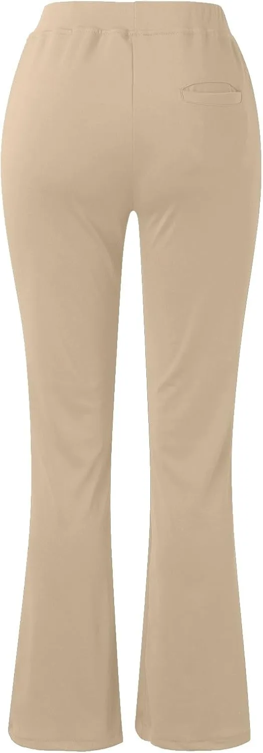 Work Pants Womens High Waisted Yoga Legging Dressy Casual 2025 Outfits Stretchy Workout Slacks Business Trousers
