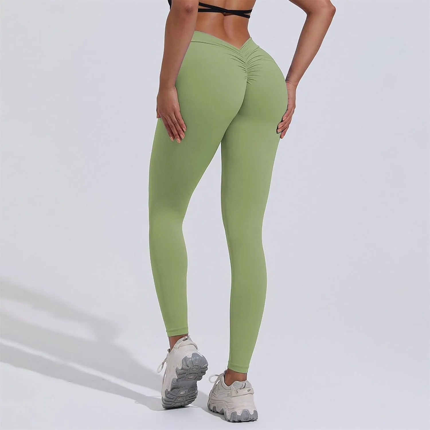 Workout Sets for Women Full Length Micro Elastic Fashion Soft Daily Transparent White Ash S 5XL Fall & Winter Winter