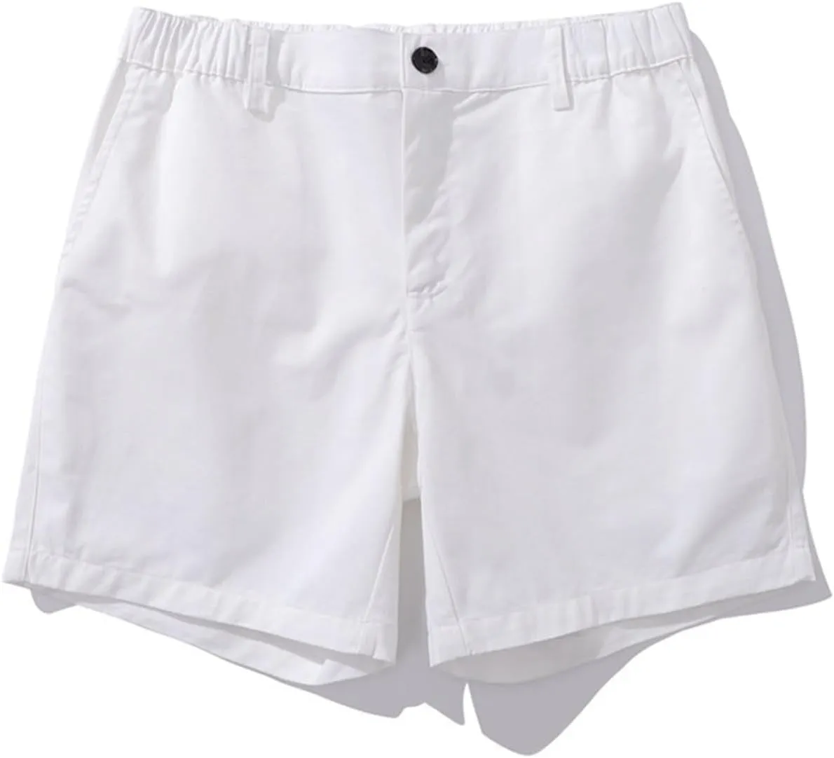 Xiaojmake Mens Casual Cotton Work Dress Shorts Slim Elastic Waist Golf Short 5 Inch Inseam Summer Beach Shorts with Pockets