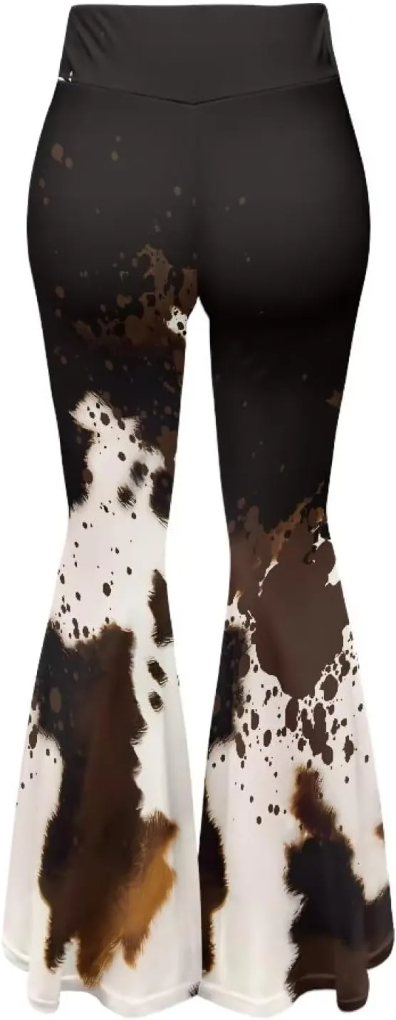 YEXIATODO Flared Yoga Pants for Women Bootleg Yoga Pants Bell Bottom Pants Soft Flared Leggings Hippie Pants Tights