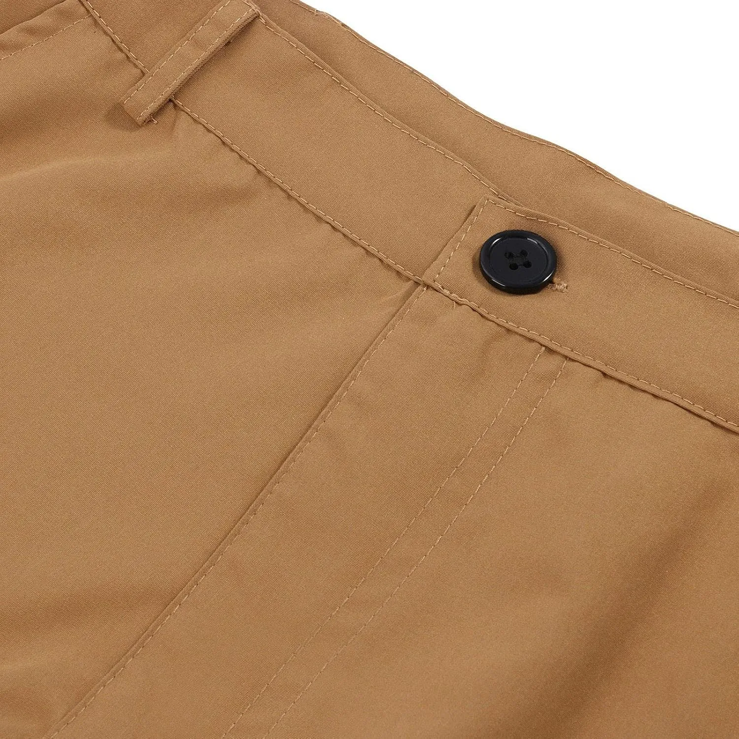 Ymosrh Mens Large Tall Pants Men's Slim Fashion Solid Color Casual Pants Multi Pocket Straight Cargo Pants Stretch