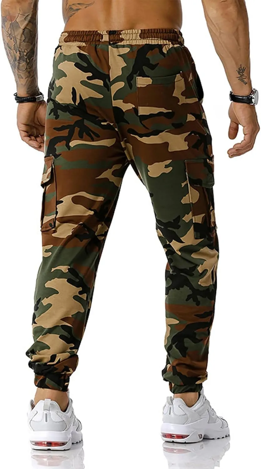 Ymosrh Mens Pants Cargo Men Jeans Solid Color Ripped Holes Frayed Gradient Washed Trousers Chino Pants