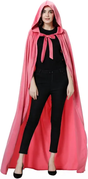 yolsun Unisex Adult Deluxe Wool-Blend Hooded Cloak Dutch Velvet Cape for Halloween Cosplay Costumes